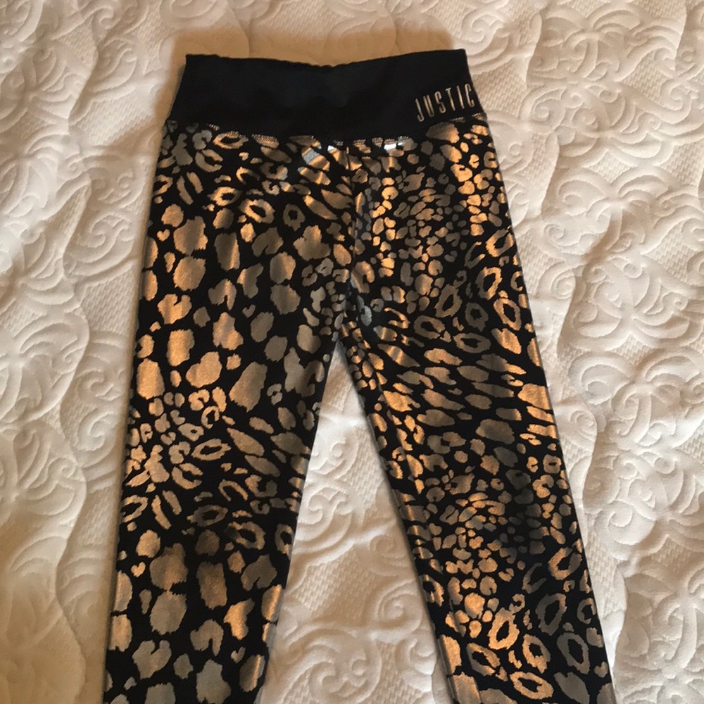 Girls Justice size 10 leggings